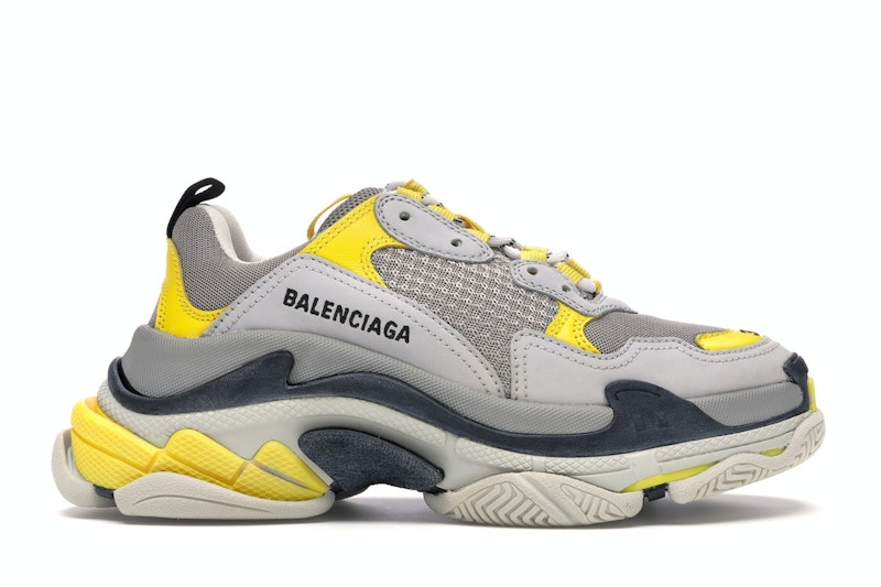 Balenciaga triple best sale s womens yellow
