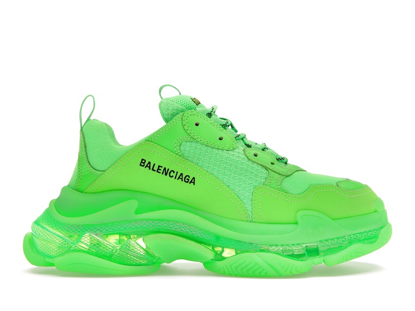 Buy Balenciaga men triple s green sneakers for $1,040 online on SV77,  536737/W2FA1/3510