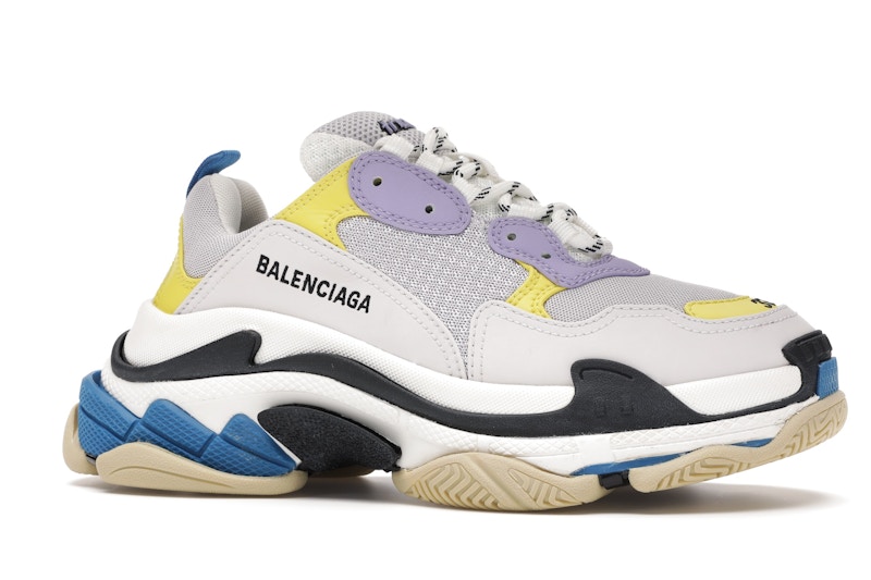 Blue yellow balenciaga