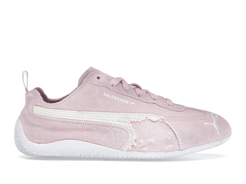 【25AW】BALENCIAGA SPEEDCAT SUEDE スニーカー ロゴ PUMA Balenciaga x Puma Speedcat Suede Distressed Black White