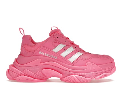 Balenciaga x adidas Triple S Neon Rosa (de mujer