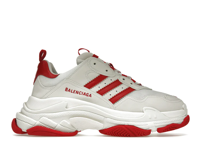 Balenciaga shoes red and white Clearance