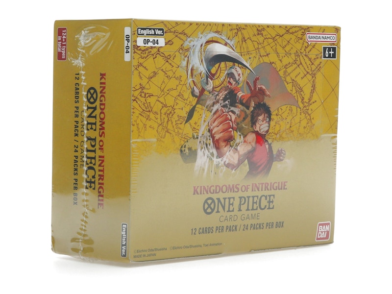 Bandai One Piece Card Game Kingdom of Intrigue Booster Box (OP-04