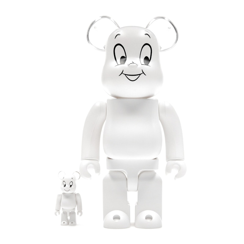  2024年おすすめのアイテム満載 the Casper Bearbrick Friendly US - White Set 400% & 100% Ghost キューブリック、ベアブリック