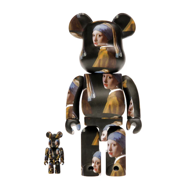 Bearbrick Johannes Vermeer (Girl with a Pearl Earring) 100% & 400% Set 0