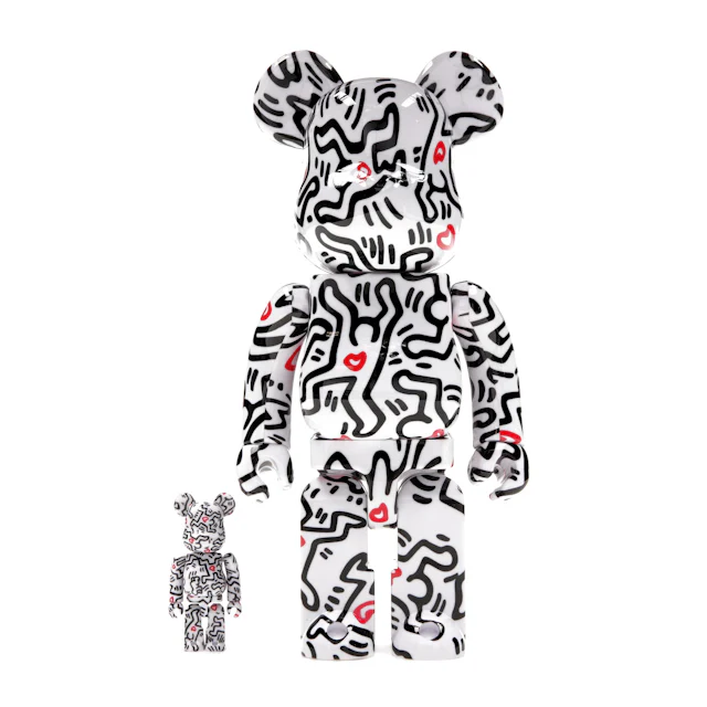 Set Bearbrick Keith Haring #8 100% & 400% 0