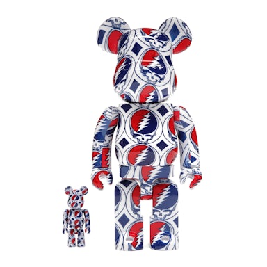 Set Bearbrick x Grateful Dead (Steal Your Face) 100% & 400% 0