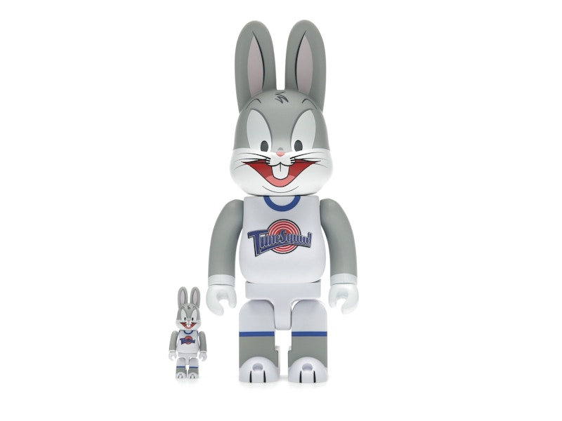 Bearbrick x Space Jam Rabbrick Bugs Bunny 100% & 400% Set
