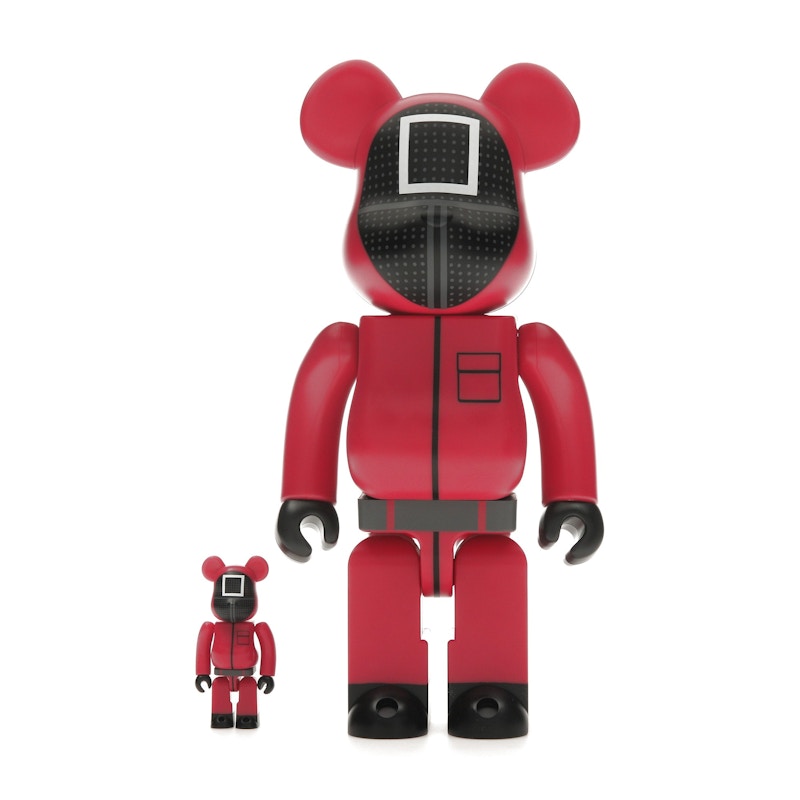 Bearbrick x Squid Game Guard (Square) 100% & 400% Set - US