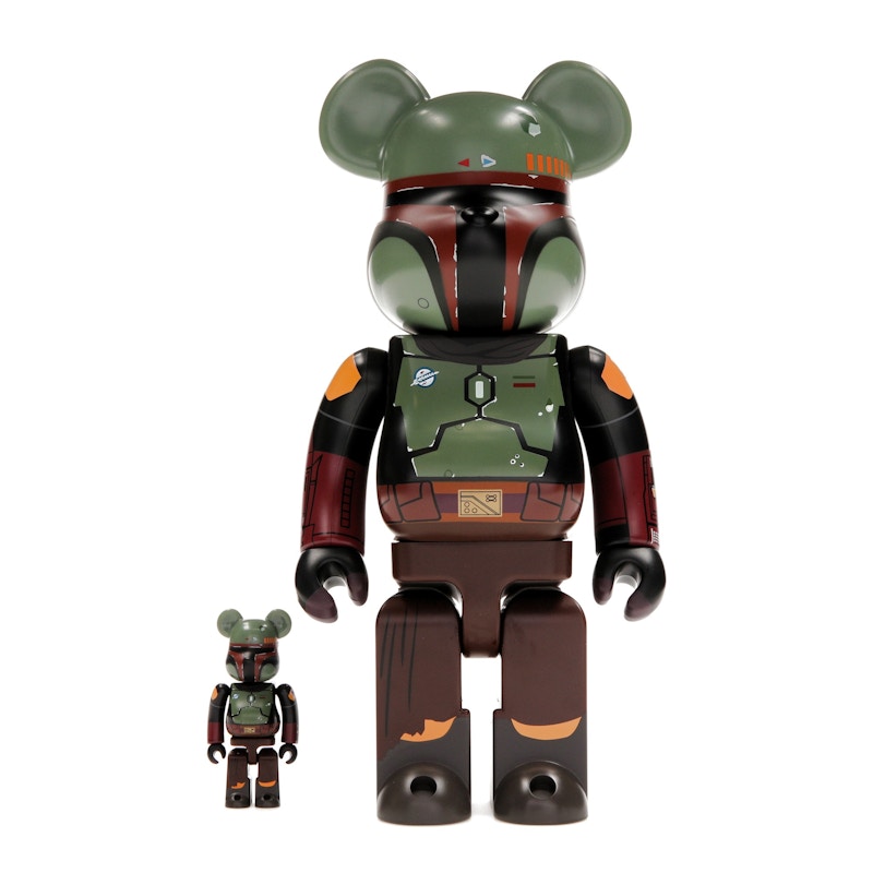 Bearbrick x Star Wars Boba Fett (Recovered Armor) 100% & 400% Set - US