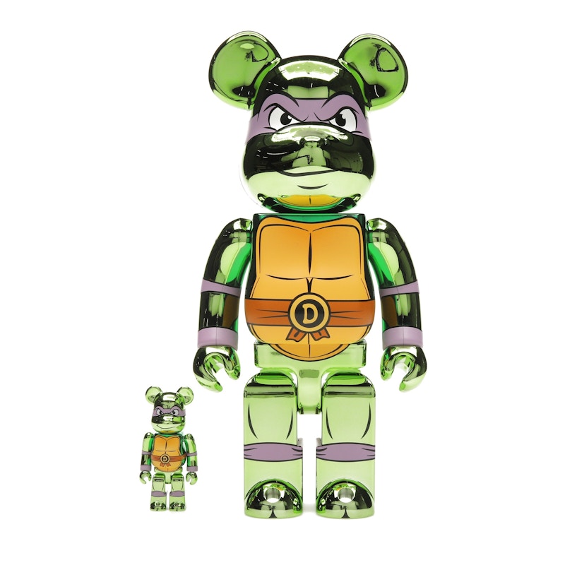 BE@RBRICK DONATELLO CHROME Ver 100% & 400％ – 3DRetro