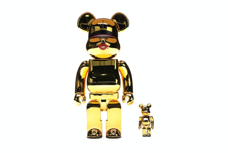Bearbrick x Tyga x Hajime Sorayama 100% & 400% Set Gold - US Bearbrick x Tyga x Hajime Sorayama 100% & 400% Set Gold - US