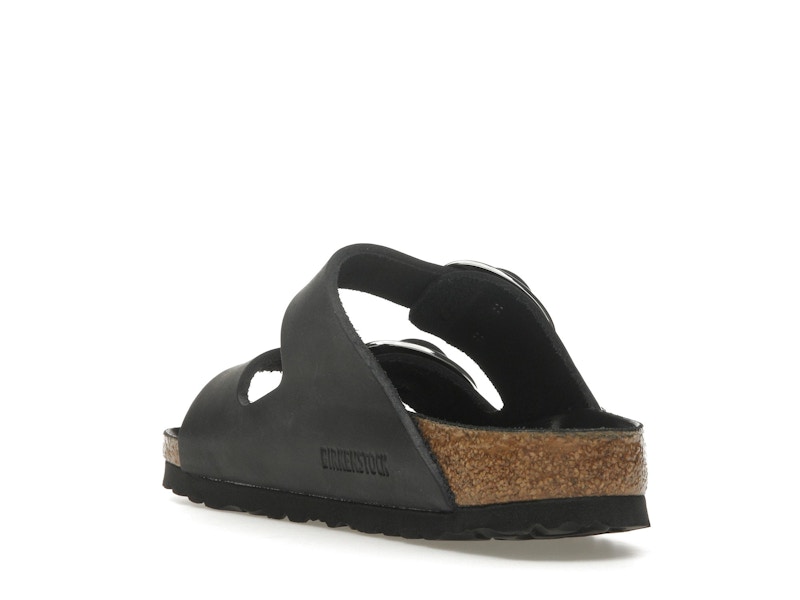 Birkenstock Arizona Big Buckle Oiled Leather Black (Women's)