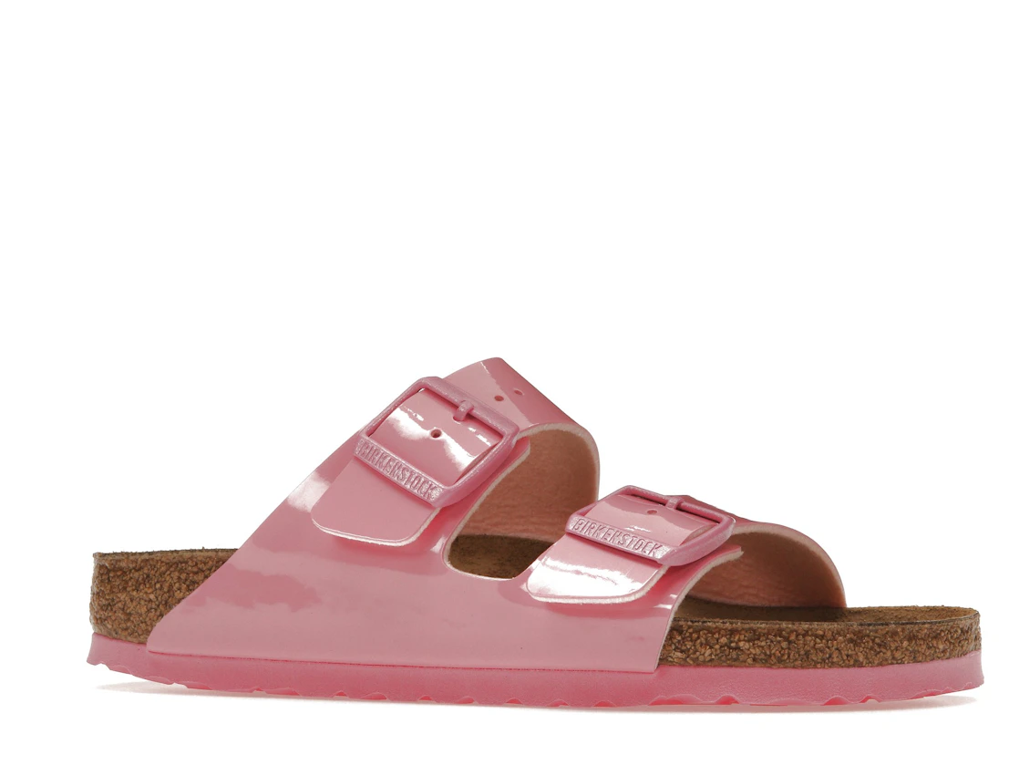 Birkenstock Arizona Birko-Flor Patent Candy Pink (Women's)