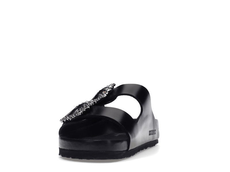 Birkenstock Arizona Manolo Blahnik Black