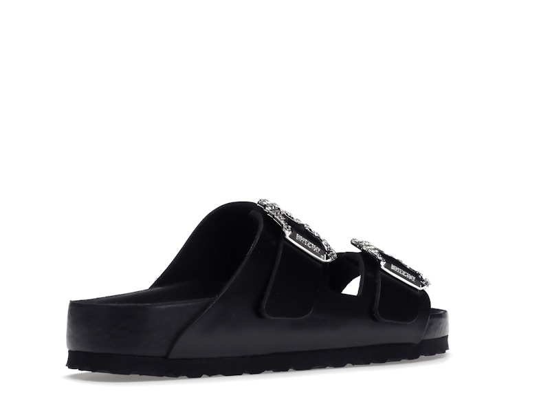 Birkenstock Arizona Manolo Blahnik Black