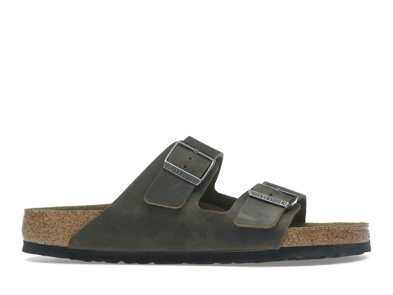 Birkenstock Arizona Soft Footbed Oiled Leather Faded Khaki