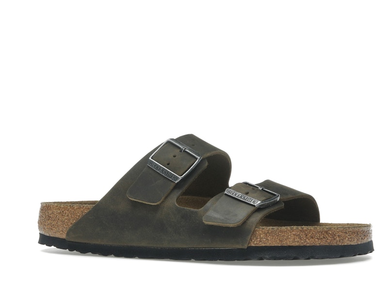 Birkenstock Arizona Soft Footbed Oiled Leather Faded Khaki