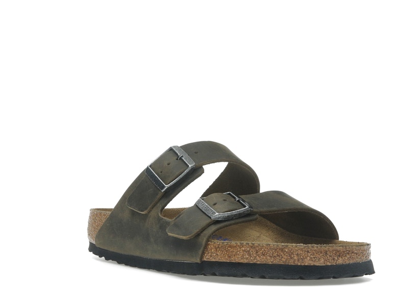 Birkenstock Arizona Soft Footbed Oiled Leather Faded Khaki