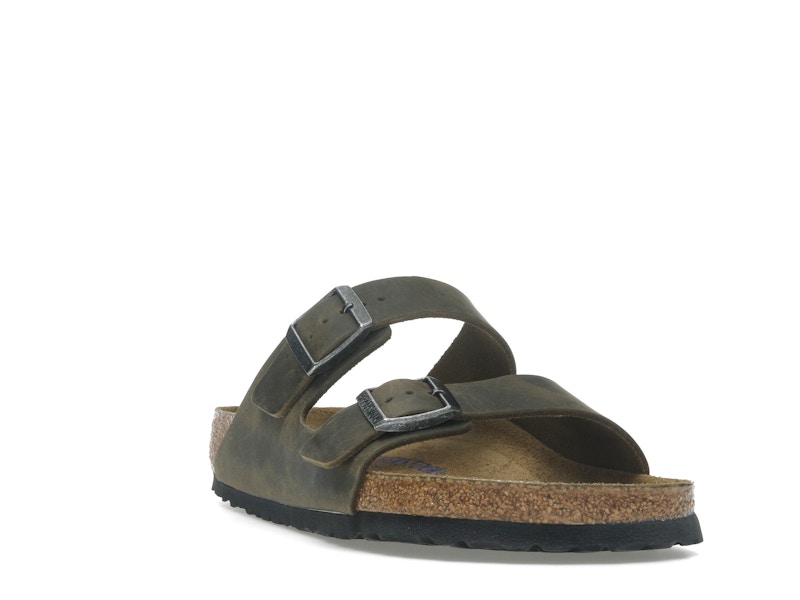 Birkenstock Arizona Soft Footbed Oiled Leather Faded Khaki