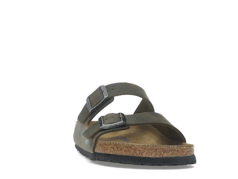 Birkenstock Arizona Soft Footbed Oiled Leather Faded Khaki