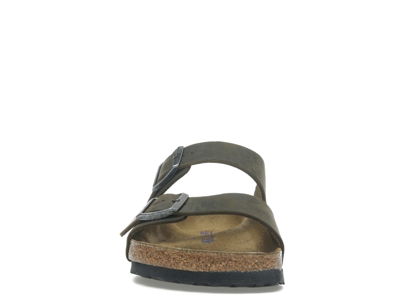 Birkenstock Arizona Soft Footbed Oiled Leather Faded Khaki