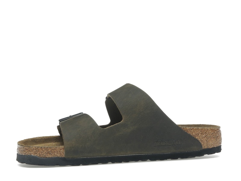 Birkenstock Arizona Soft Footbed Oiled Leather Faded Khaki