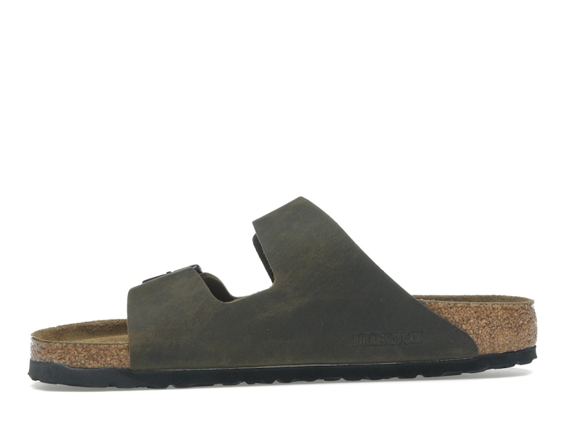 Birkenstock Arizona Soft Footbed Oiled Leather Faded Khaki