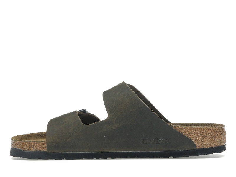 Birkenstock Arizona Soft Footbed Oiled Leather Faded Khaki