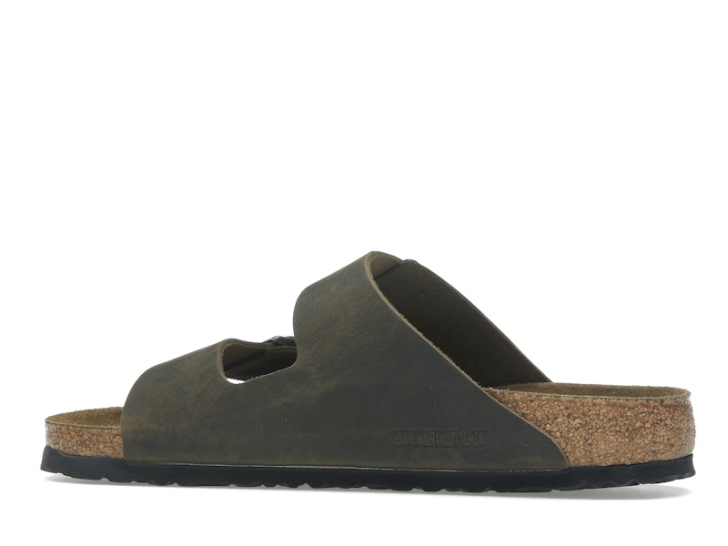 Birkenstock Arizona Soft Footbed Oiled Leather Faded Khaki