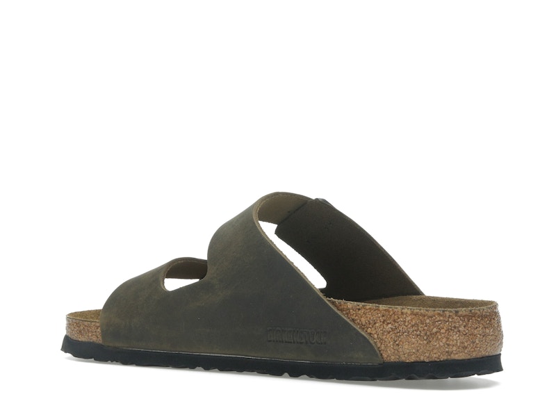 Birkenstock Arizona Soft Footbed Oiled Leather Faded Khaki