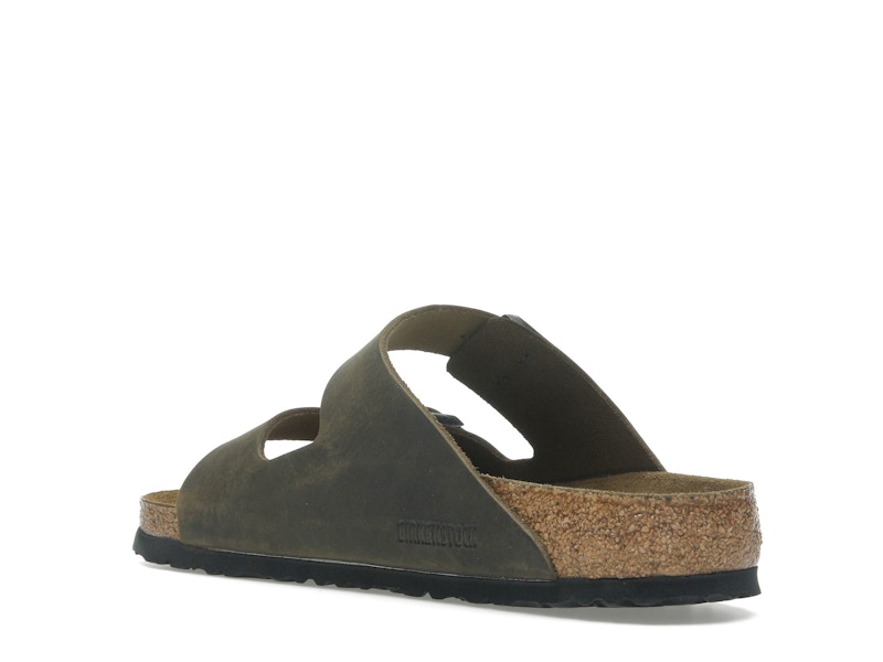 Birkenstock Arizona Soft Footbed Oiled Leather Faded Khaki