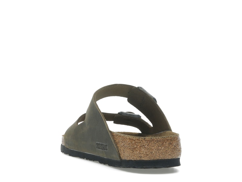 Birkenstock Arizona Soft Footbed Oiled Leather Faded Khaki