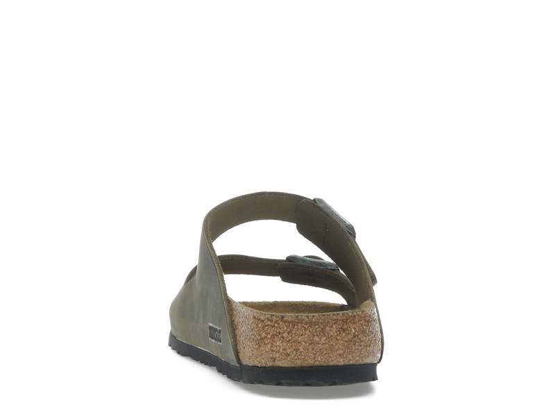 Birkenstock Arizona Soft Footbed Oiled Leather Faded Khaki