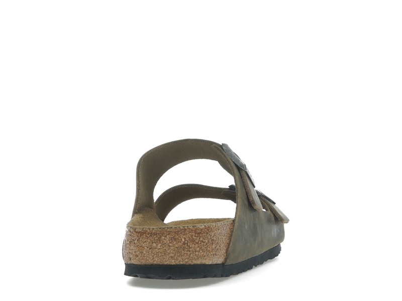 Birkenstock Arizona Soft Footbed Oiled Leather Faded Khaki