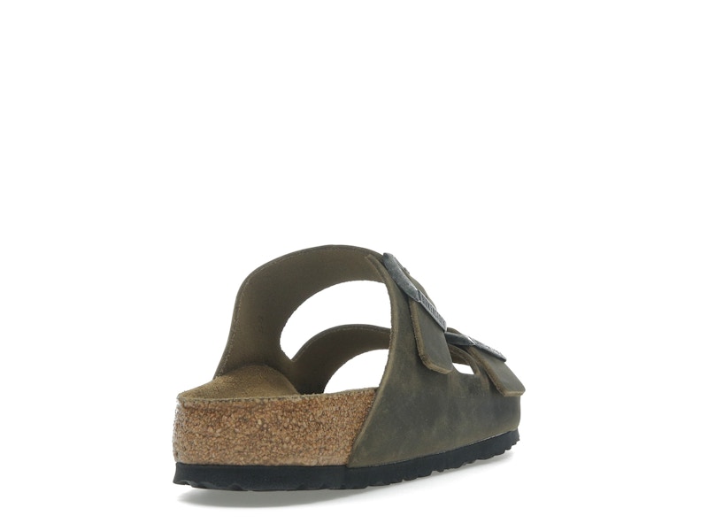 Birkenstock Arizona Soft Footbed Oiled Leather Faded Khaki