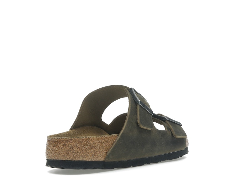 Birkenstock Arizona Soft Footbed Oiled Leather Faded Khaki