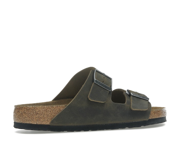 Birkenstock Arizona Soft Footbed Oiled Leather Faded Khaki
