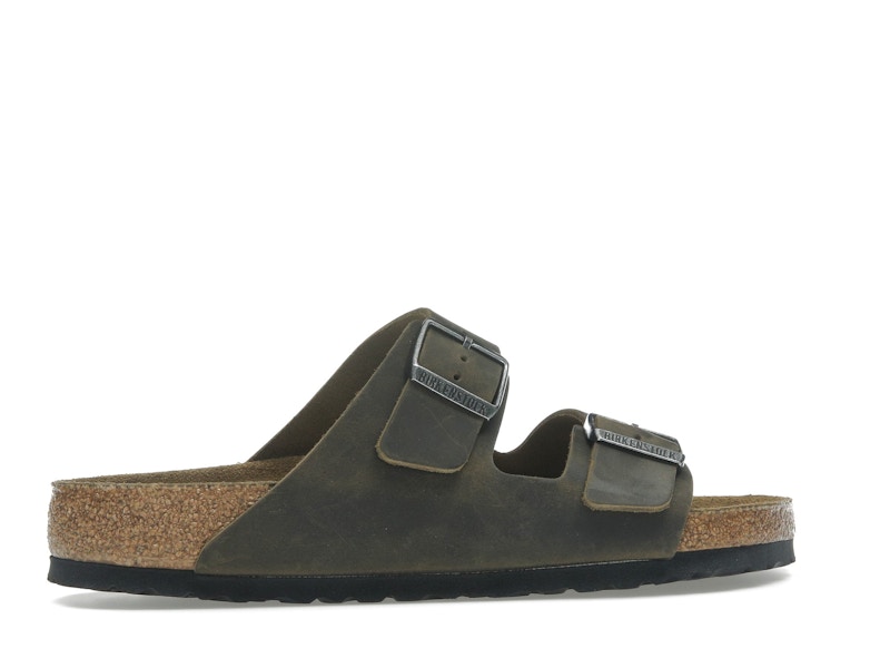 Birkenstock Arizona Soft Footbed Oiled Leather Faded Khaki