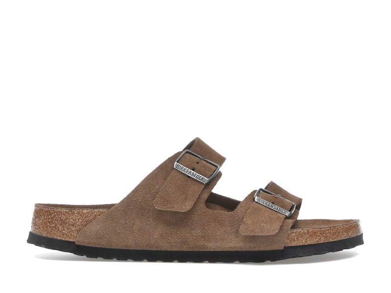 Birkenstock Arizona Soft Footbed Suede Leather Dark Tea Tonal