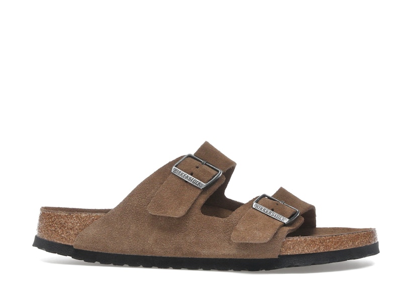 Birkenstock Arizona Soft Footbed Suede Leather Dark Tea Tonal