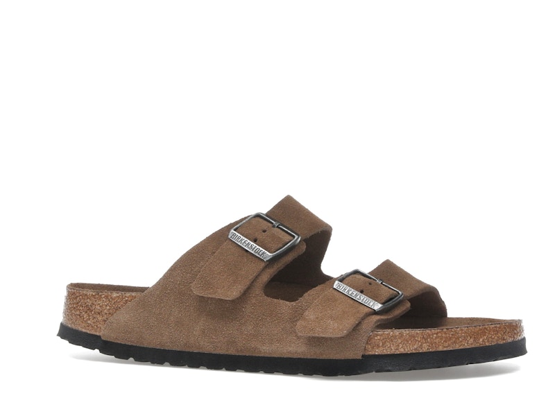 Birkenstock Arizona Soft Footbed Suede Leather Dark Tea Tonal