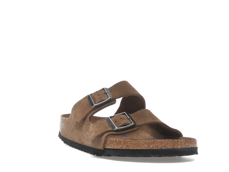 Birkenstock Arizona Soft Footbed Suede Leather Dark Tea Tonal