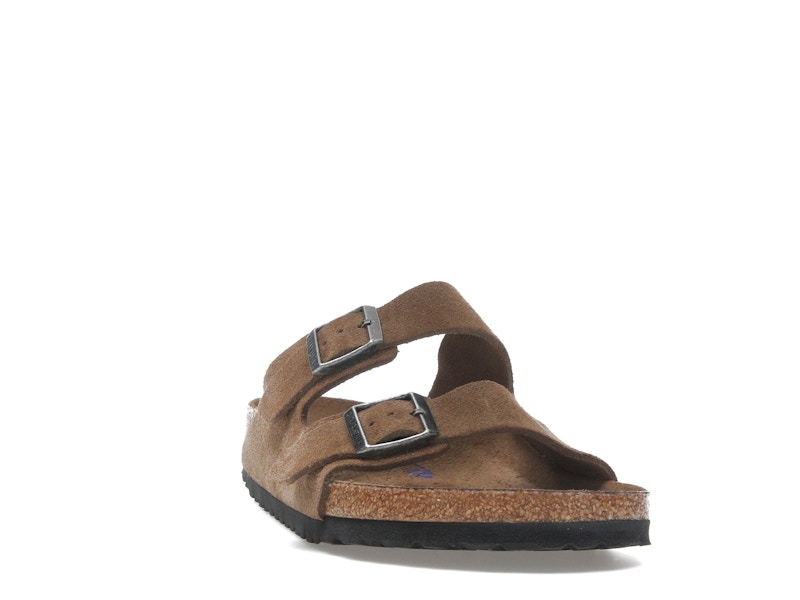 Birkenstock Arizona Soft Footbed Suede Leather Dark Tea Tonal