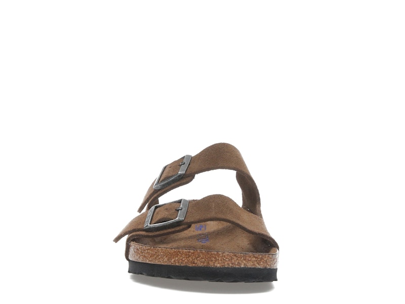 Birkenstock Arizona Soft Footbed Suede Leather Dark Tea Tonal