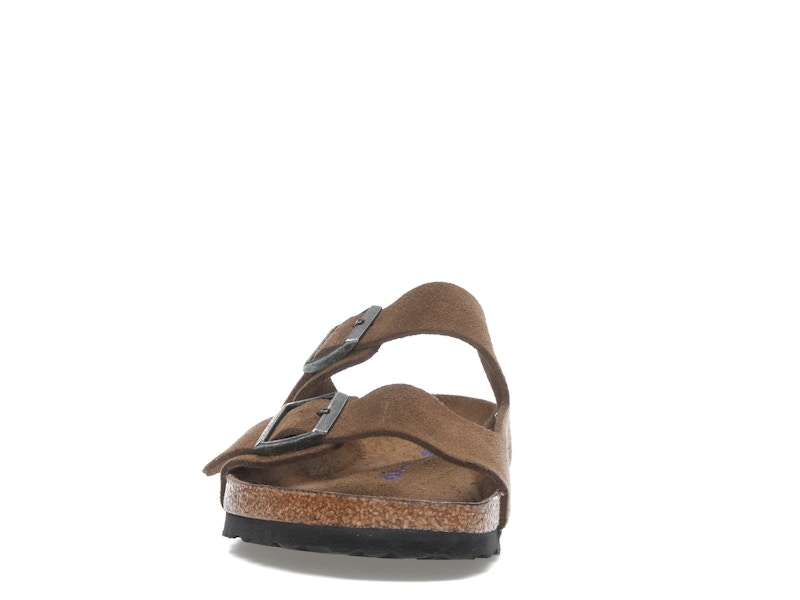 Birkenstock Arizona Soft Footbed Suede Leather Dark Tea Tonal