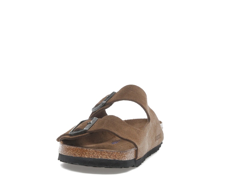 Birkenstock Arizona Soft Footbed Suede Leather Dark Tea Tonal