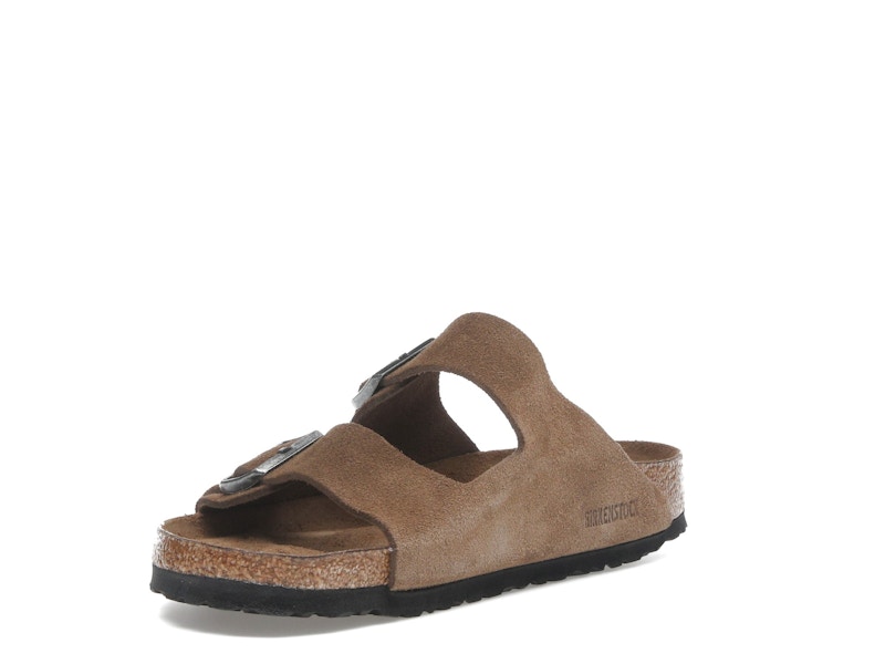 Birkenstock Arizona Soft Footbed Suede Leather Dark Tea Tonal
