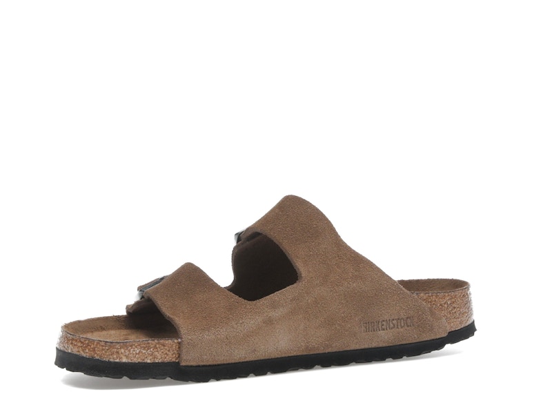 Birkenstock Arizona Soft Footbed Suede Leather Dark Tea Tonal