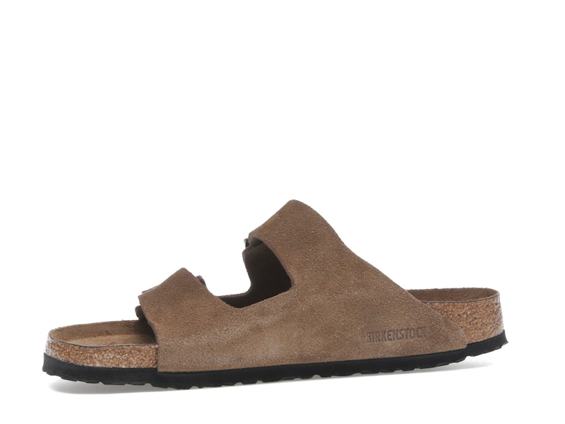 Birkenstock Arizona Soft Footbed Suede Leather Dark Tea Tonal
